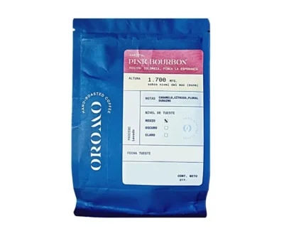 Pink Bourbon, Colombia Oromo Roasted Coffee Pink Bourbon Colombia 250gr; Oromo Hand Roasted Coffee